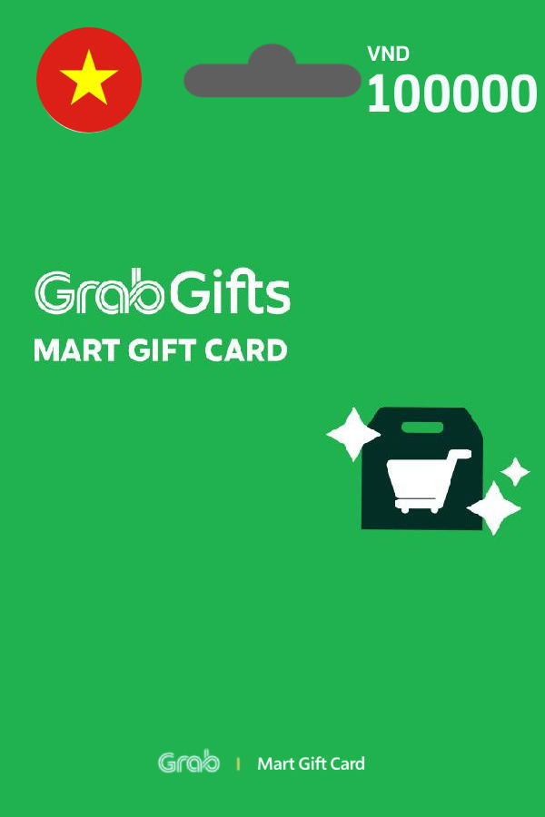 GrabMart 礼卡 100,000 VND | 越南账户 <span class="ext ext_digital">digital</span> image 1