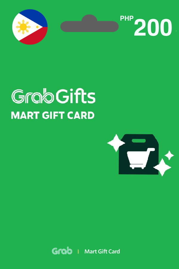 GrabMart Gift Card 200 PHP | Philippines Account digital — Import Game Deal