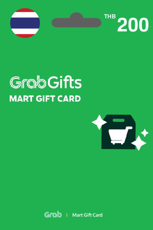 GrabMart Gift Card 200 THB | Thailand Account digital — Import Game Deal