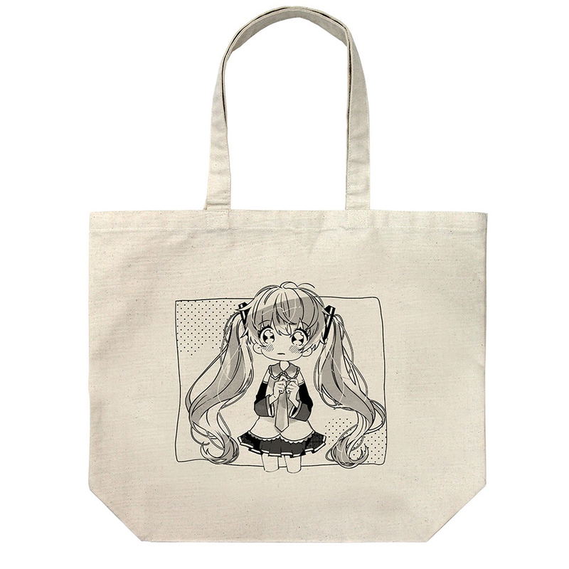 Hatsune Miku Large Tote Bag Namikaze Bon Ver. (Natural) image 1