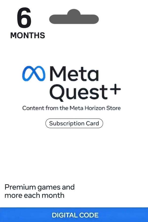 Meta Quest+ 6 Month Subscription Gift Card | US Account digital — Import Game Deal