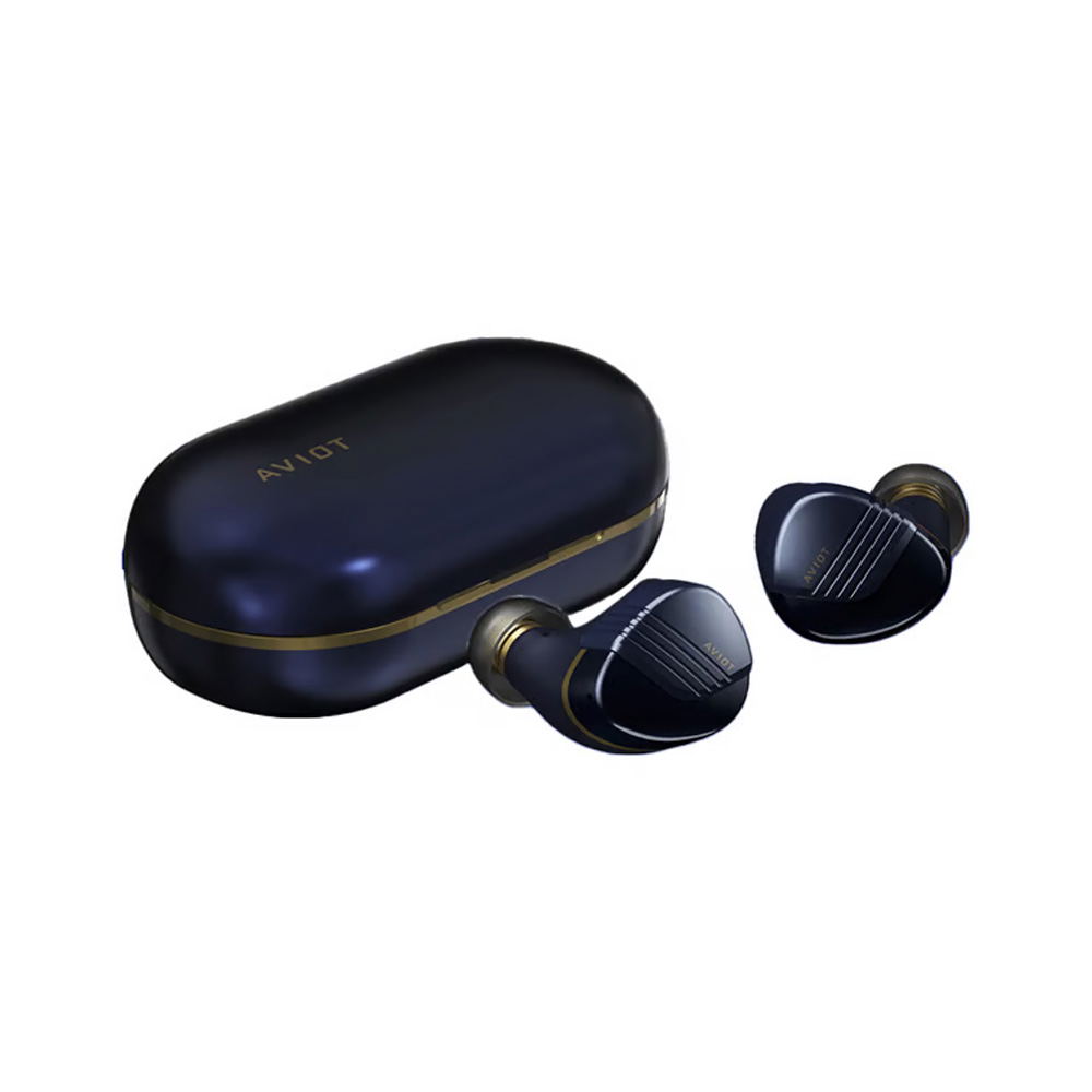 AVIOT TE-W1 Wireless Earbuds [Blue] for Android, iOS