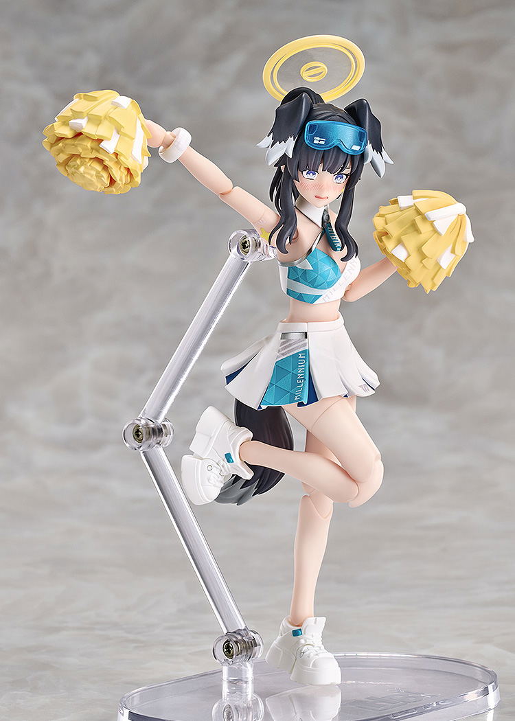 Blue Archive Pre-painted Posable Figure: Hyper Body Hibiki (Cheer Squad) image 4