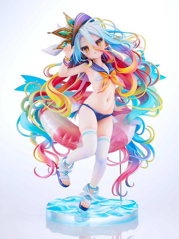 No Game No Life 1/7 Scale Pre-Painted Figure: Shiro Sailor-Style Swimsuit Ver. image 2