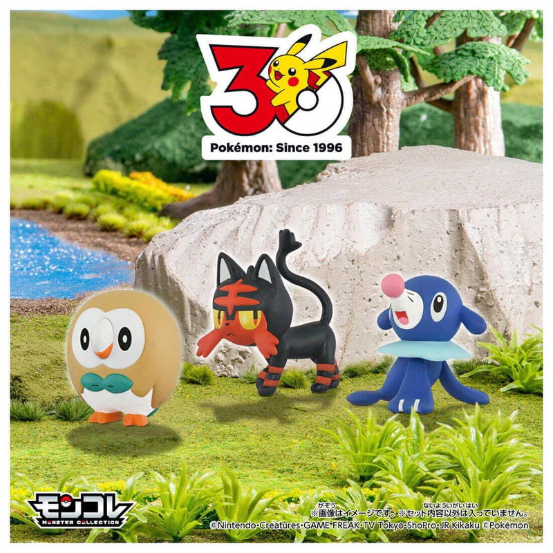 Pokemon 30th Anniversary Moncolle Journey Alola Region (Set of 3 Pieces) image 3