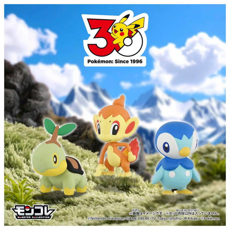 Pokemon 30th Anniversary Moncolle Journey Sinnoh Region (Set of 3 Pieces) image 3
