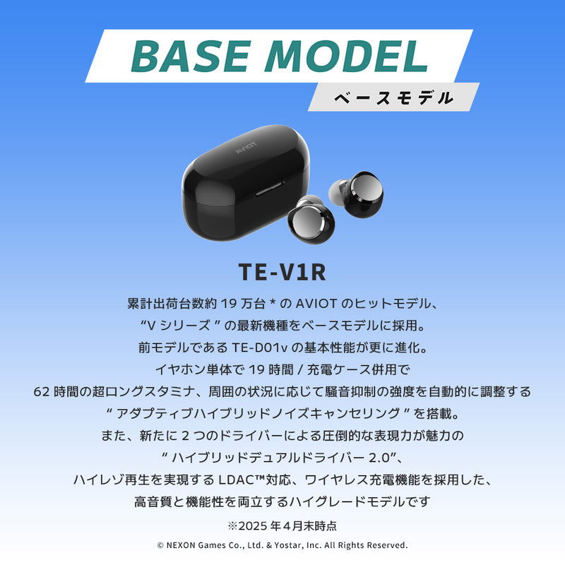 Aviot x Blue Archive Wireless Earphones 対応 Android, iOS