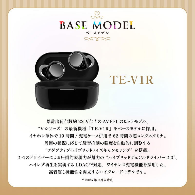 AVIOT TheQuintessential Quintupletsイヤフォン Aviot x The Quintessential Quintuplets Wireless Earphones for