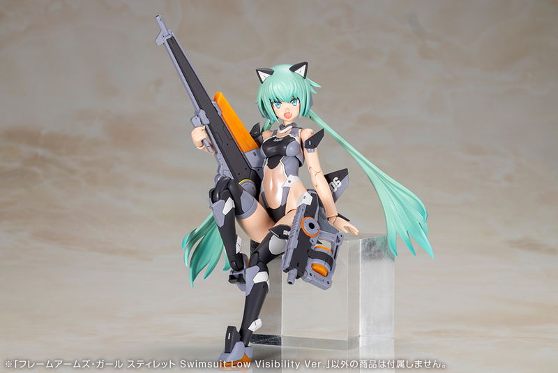 Frame Arms Girl Plastic Model Kit: Stylet Swimsuit Low Visibility Ver. image 13