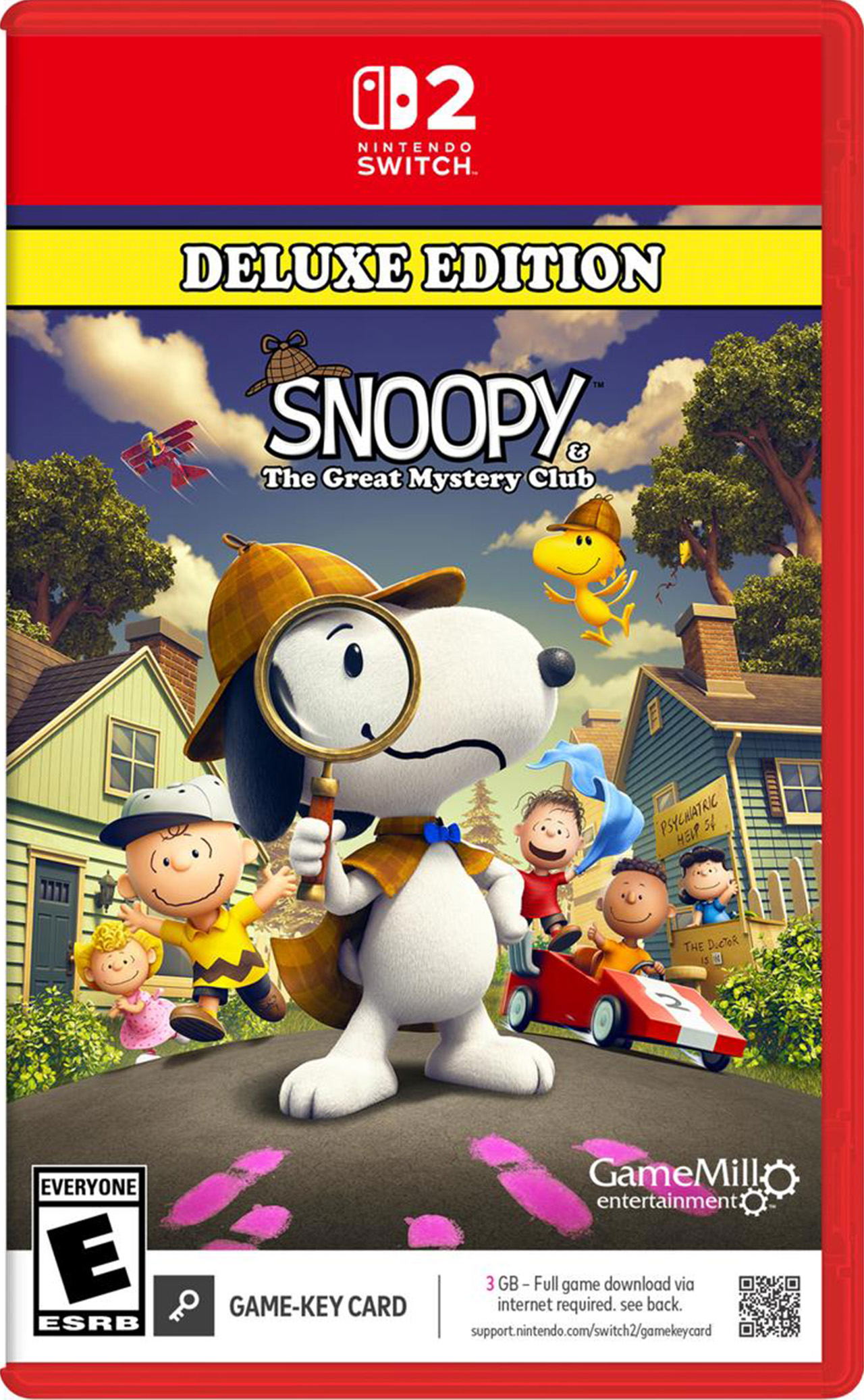 Snoopy &amp; The Great Mystery Club [Deluxe Edition] Game Key Cart for Nintendo Switch 2