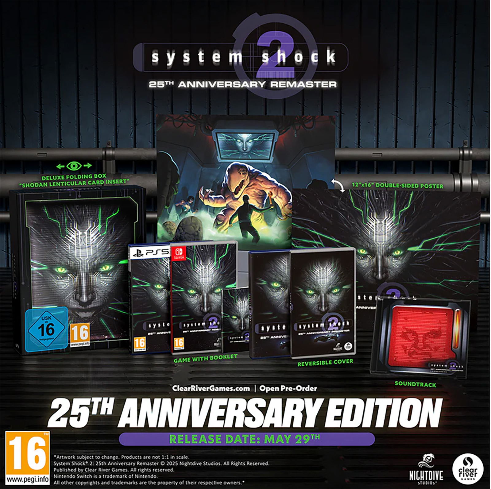 System Shock 2: 25th Anniversary Remaster [Anniversary Edition] for Nintendo Switch, Nintendo Switch 2