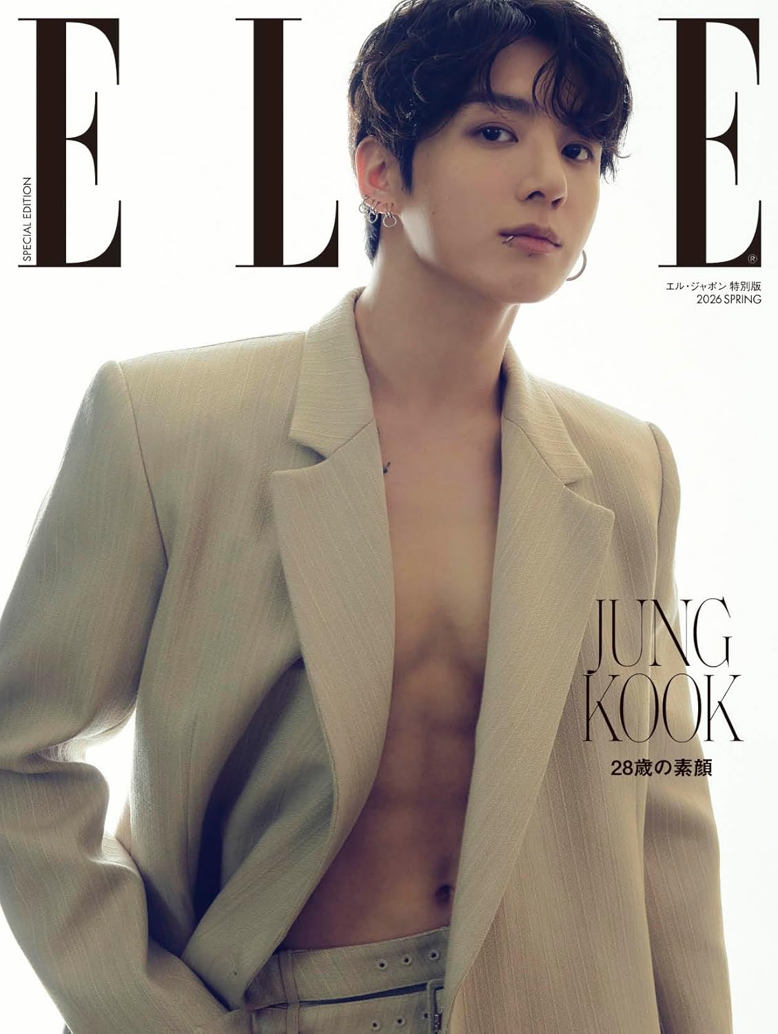 Elle Japon Spring 2026 BTS: Jung Kook Special Issue