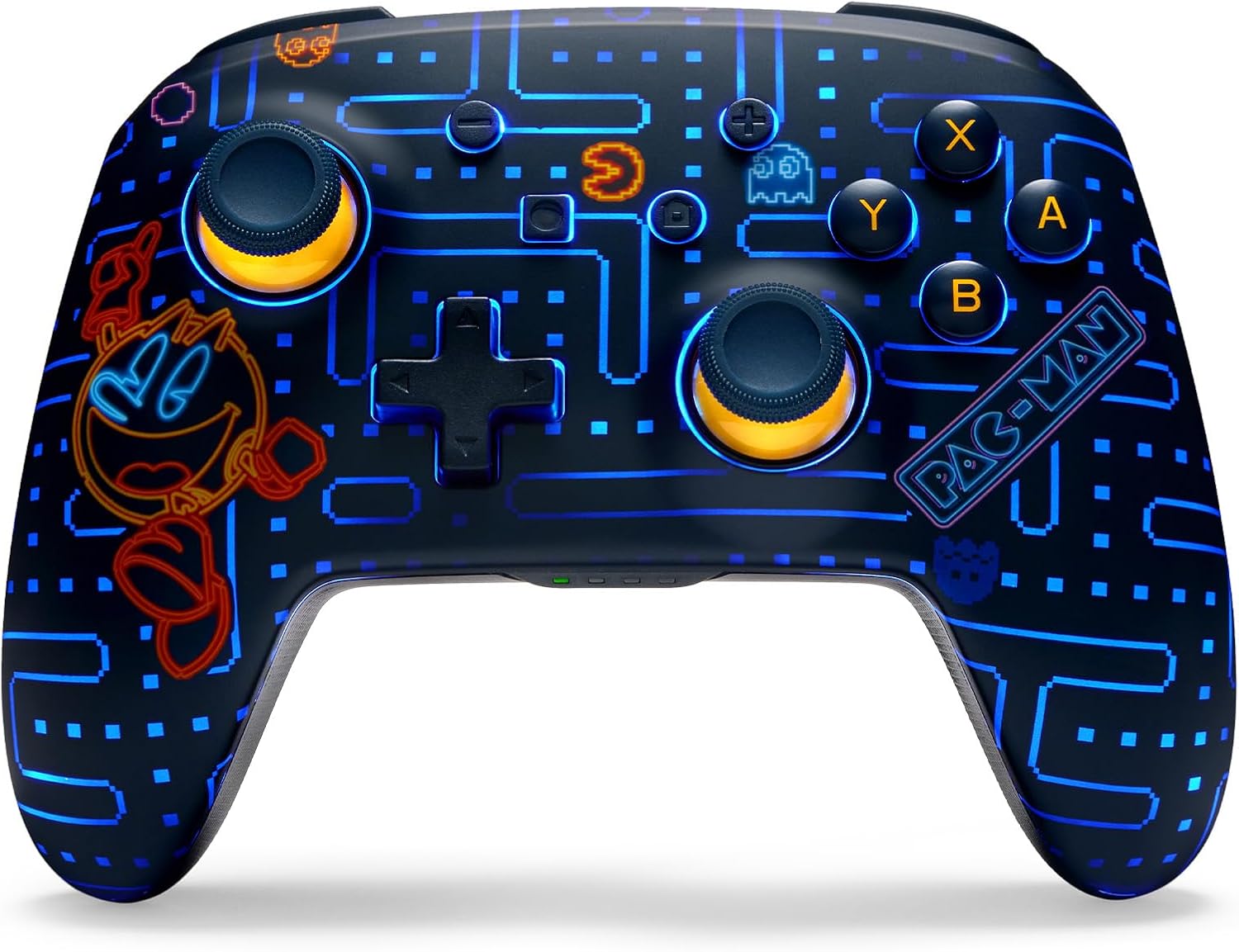 Power Ranger Switch Controller PowerA Enhanced Wireless Controller for Nintendo Switch with Lumectra ...