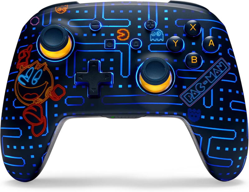 PowerA Enhanced Wireless Controller for Nintendo Switch with Lumectra [Pac-Man Neon Arcade] image 1