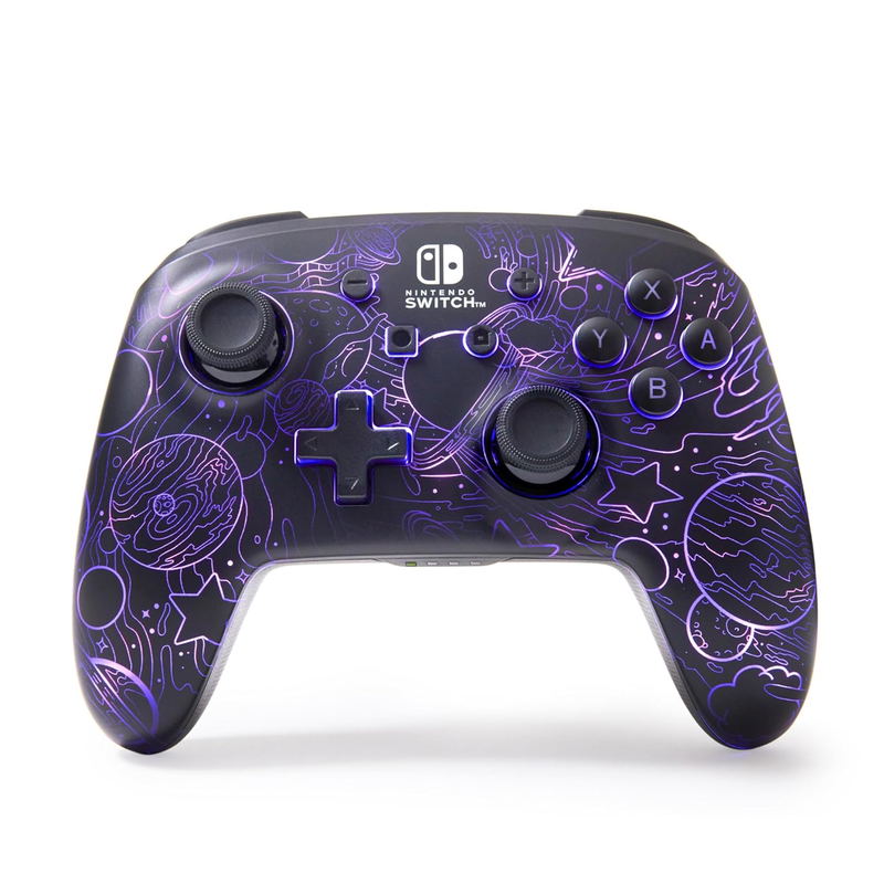 PowerA Enhanced Wireless Controller for Nintendo Switch with Lumectra [Galactic Vortex] image 1