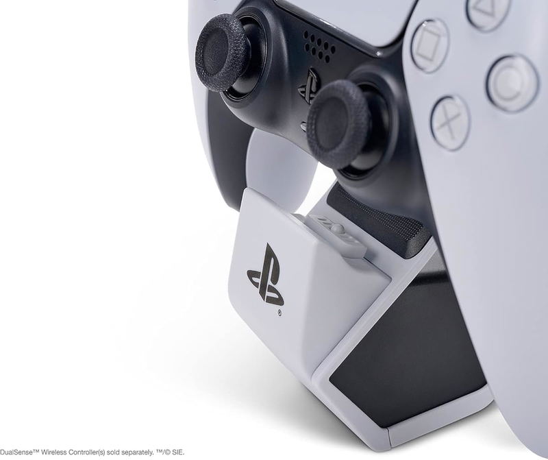 PowerA Twin Charging Station for DualSense Wireless Controllers for PS5 (White) image 3