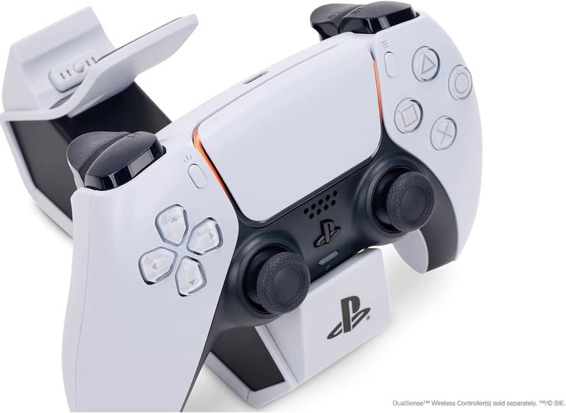 PowerA Twin Charging Station for DualSense Wireless Controllers for PS5 (White) image 4