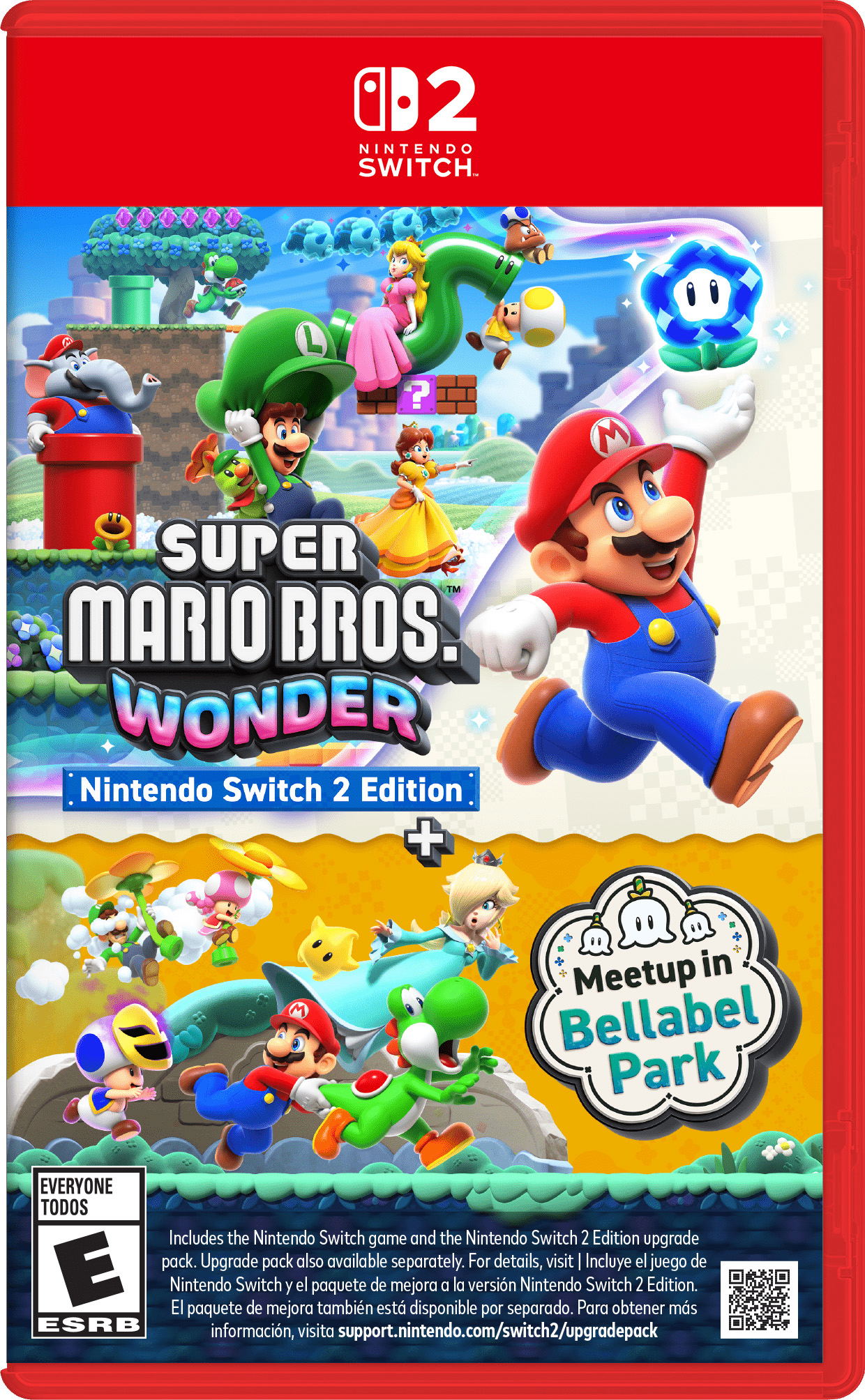 Super Mario Bros. Wonder Nintendo Switch 2 Edition + Meetup in Bellabel Park Game Cart for Nintendo Switch 2