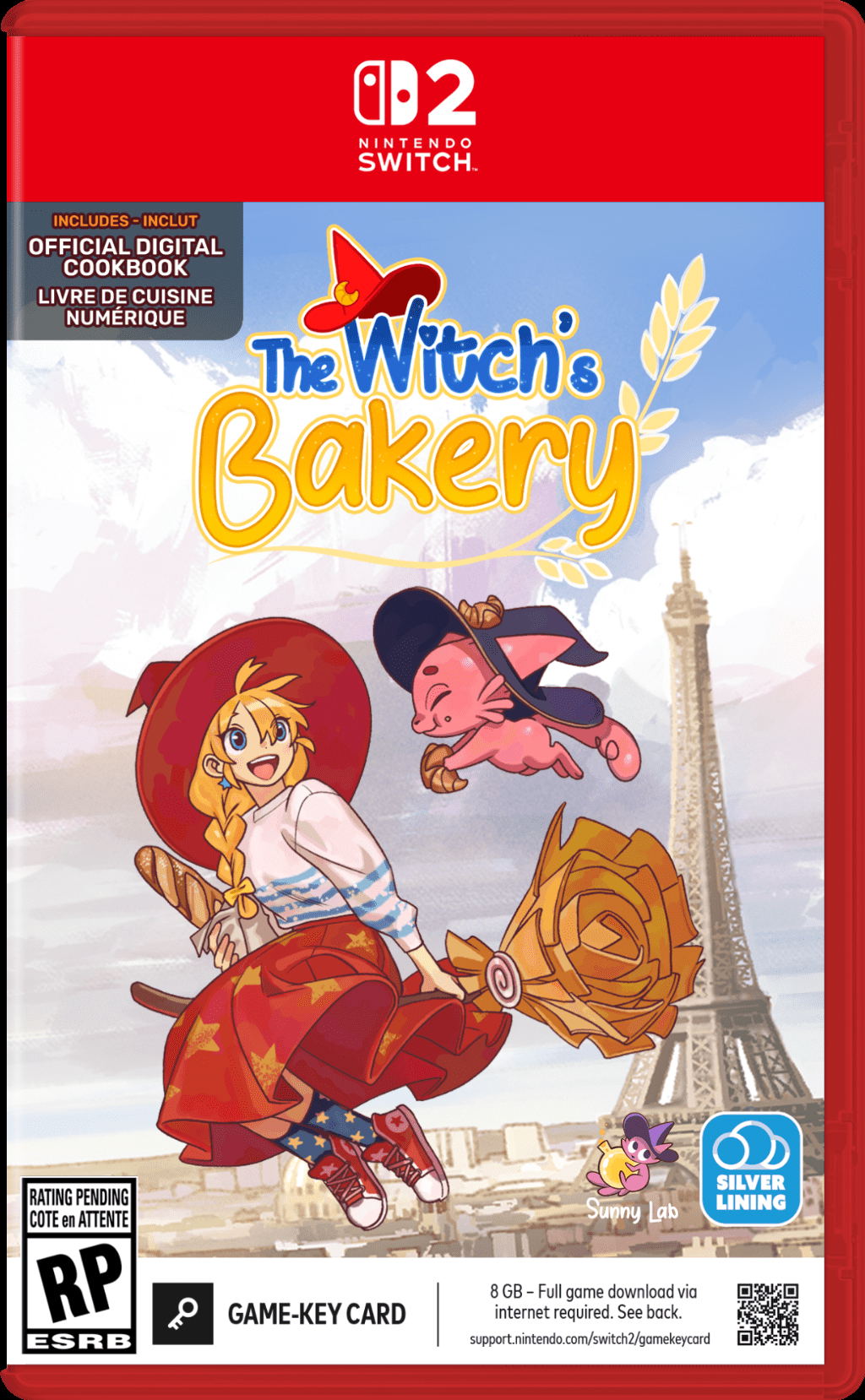 The Witch's Bakery Game Key Cart for Nintendo Switch 2