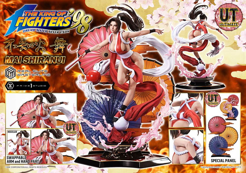 Real Elite Masterline The King of Fighters '98 1/4 Scale Statue: Shiranui Mai Ultimate Version image 3