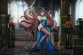 Azur Lane 1/7 Scale Pre-Painted Figure: Amagi Throne of Fallen Petals Ver. thumbnail 7