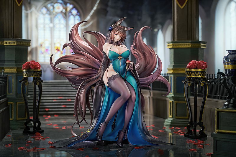 Azur Lane 1/7 Scale Pre-Painted Figure: Amagi Throne of Fallen Petals Ver. image 8