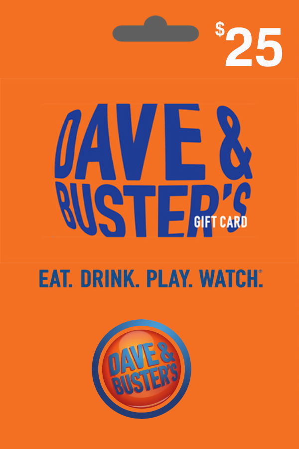 Dave & Busters Gift Card 25 USD | US Account digital — Import Game Deal