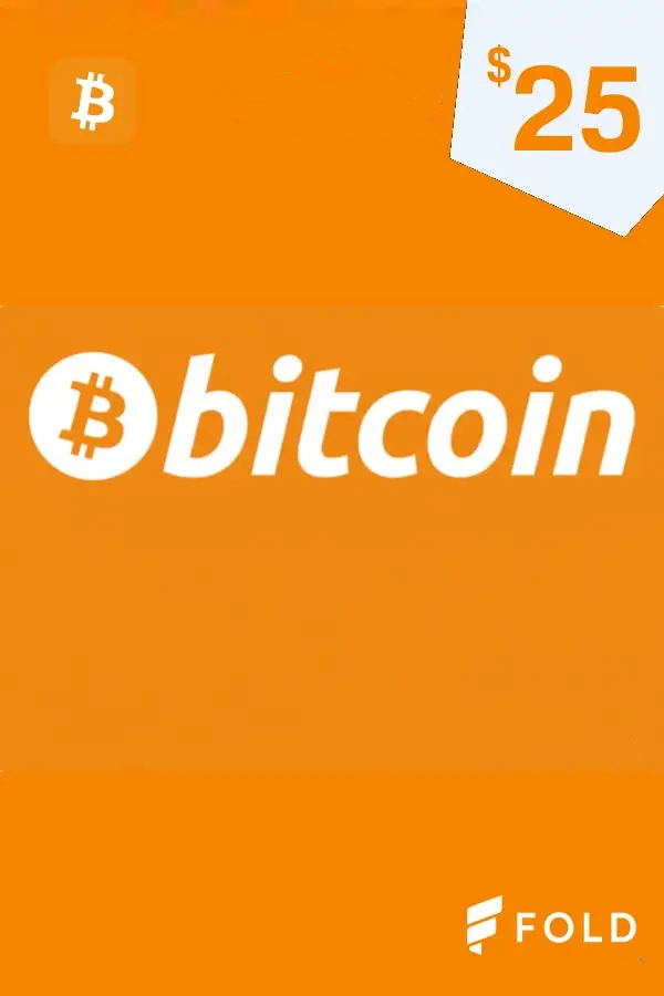Fold Bitcoin Gift Card 25 USD | US Account digital — Import Game Deal