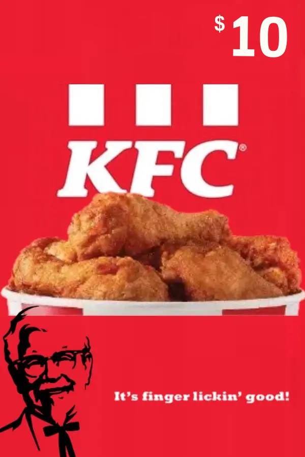 Kentucky Fried Chicken Gift Card 10 USD | US Account digital — Import Game Deal