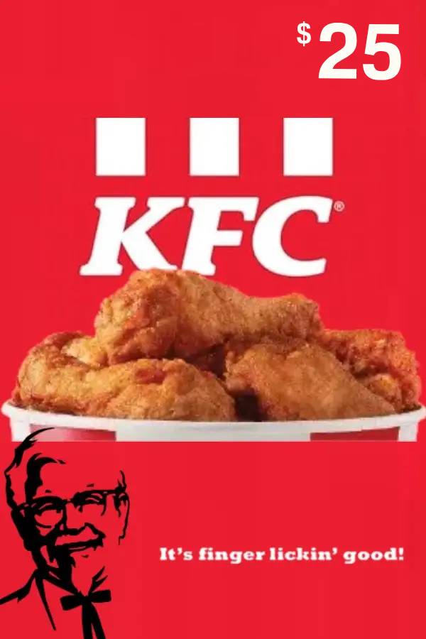 Kentucky Fried Chicken Gift Card 25 USD | US Account digital — Import Game Deal