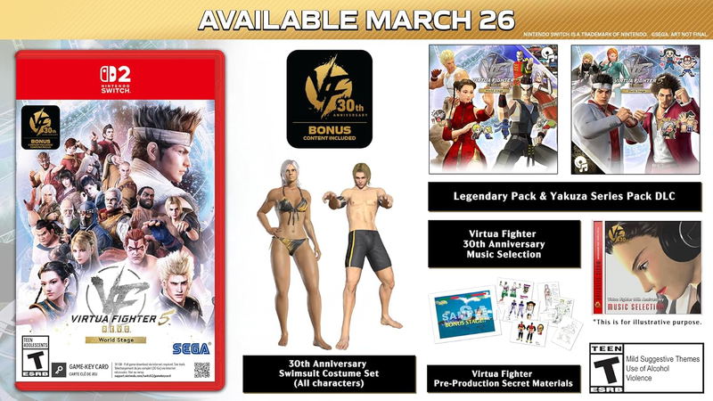 Virtua Fighter 5 R.E.V.O. World Stage [30th Anniversary Edition] <span class="ext" style="background-color: #ff8c00; color: #FFFFFF;">Game Key Cart</span> image 1