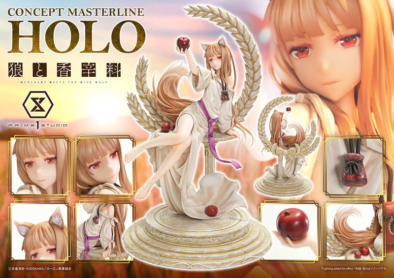 Concept Masterline Spice and Wolf Merchant Meets the Wise Wolf 1/5 Scale Statue: Holo image 6