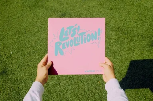 Let's! Revolution! The Official Soundtrack (Translucent Blue Vinyl) image 3