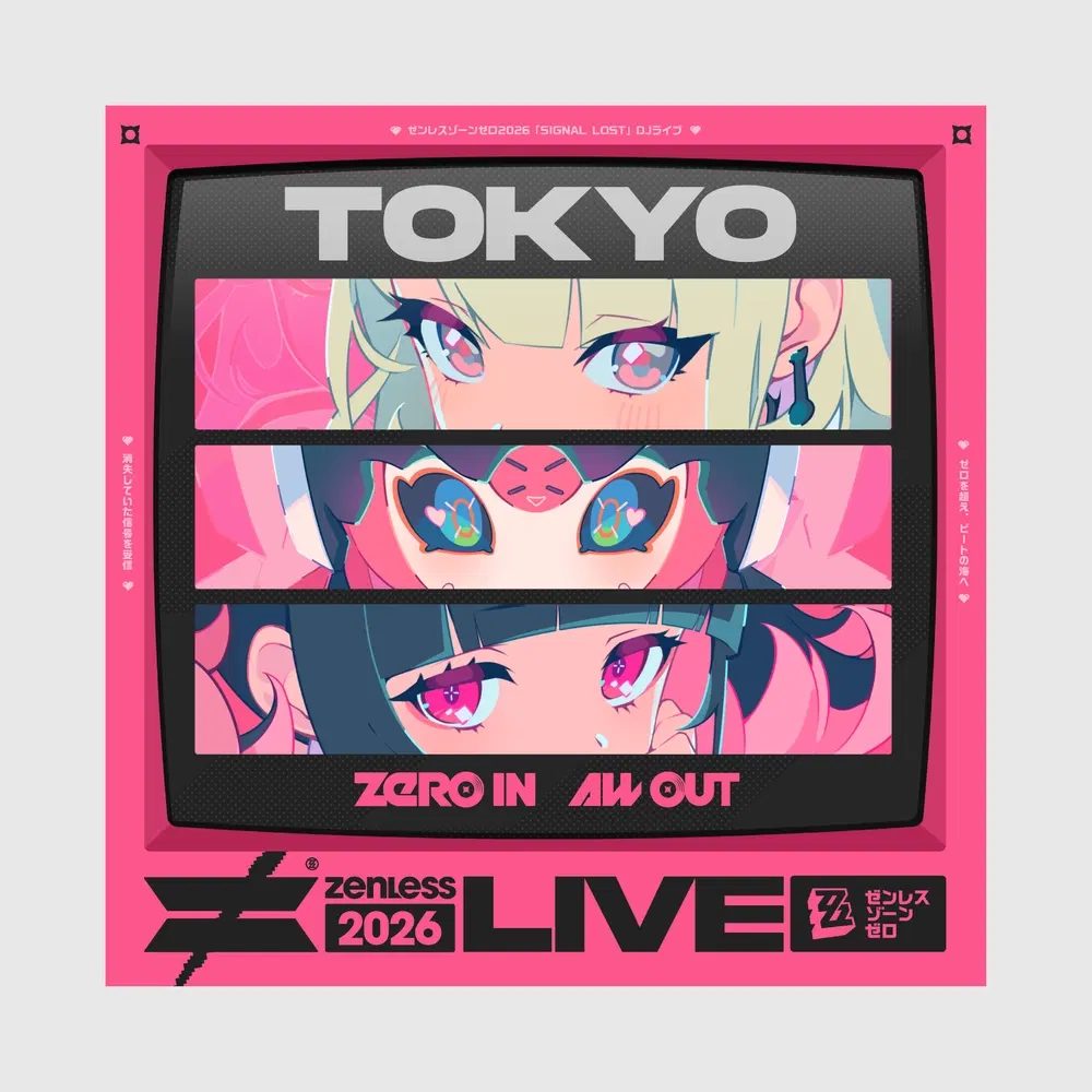 ゼンゼロ Zenless Live 2026 入場特典 ステッカー スカーフ Z Live Tokyo 2026 Zenless Zone Zero Cheer Scarf
