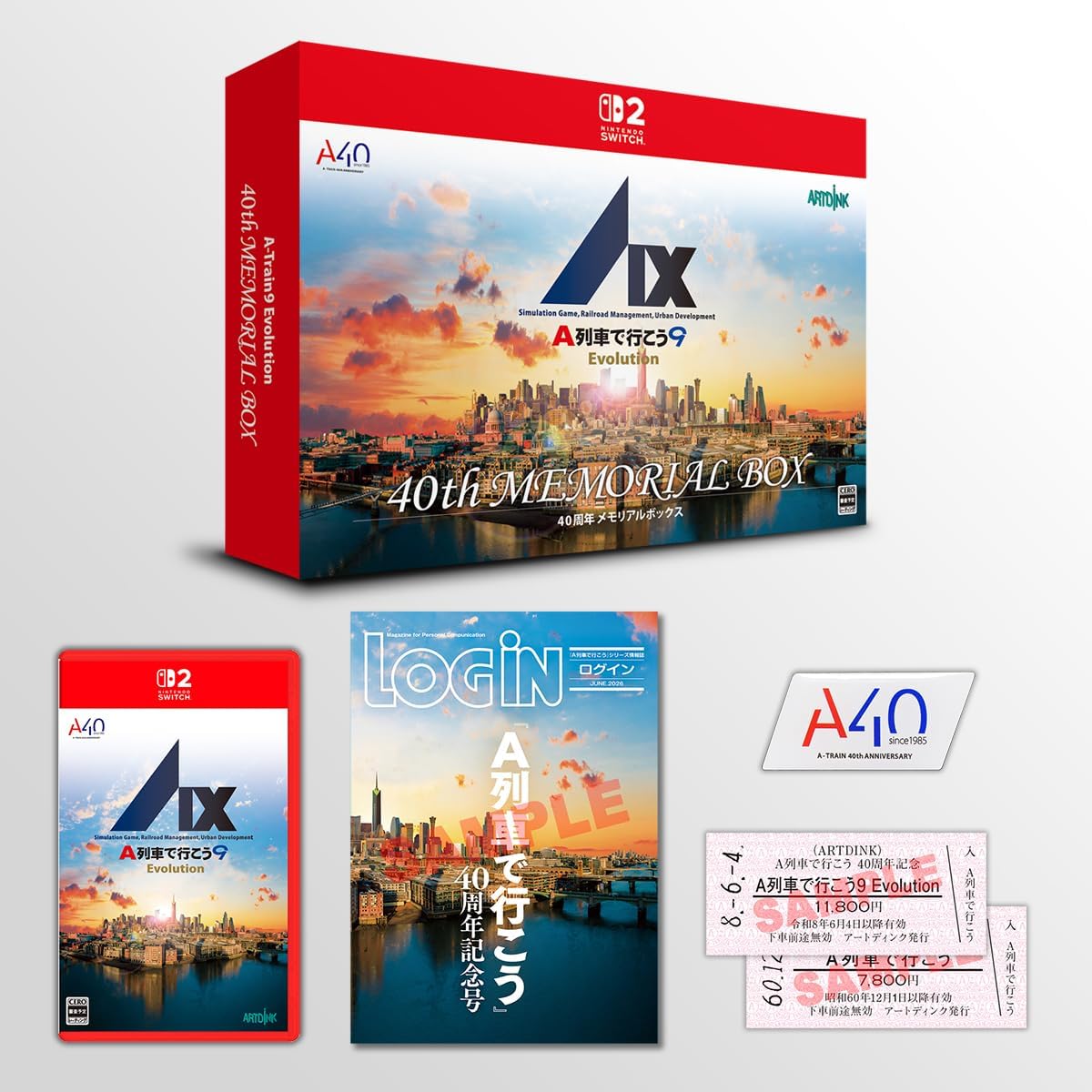 A-Train9 Evolution [40th Anniversary Memorial Box] Game Key Cart — Import Game Deal