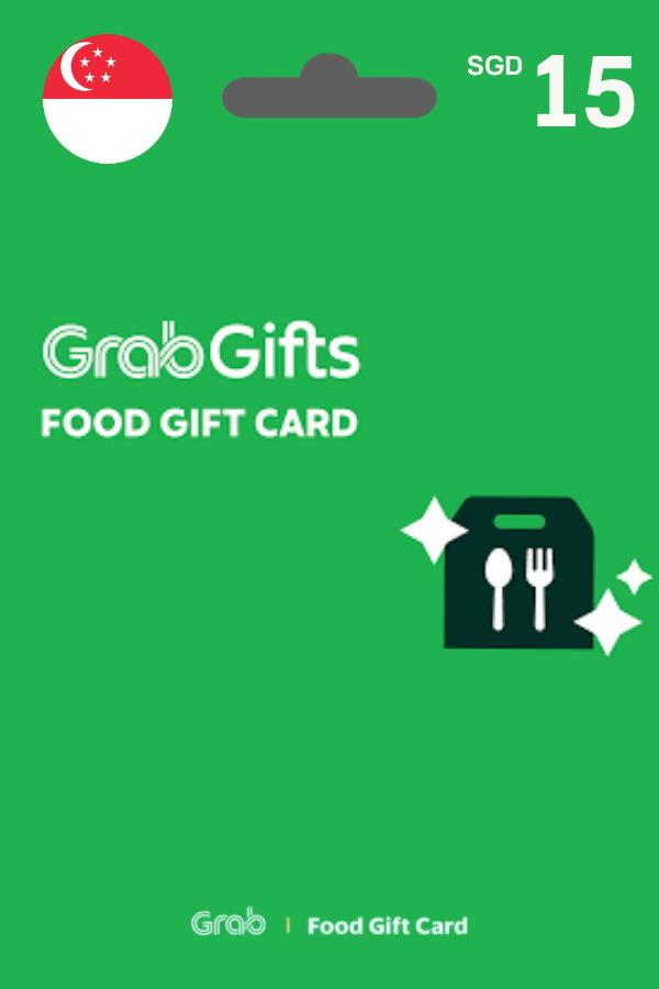 GrabFood Gift Card 15 SGD | Singapore Account digital — Import Game Deal