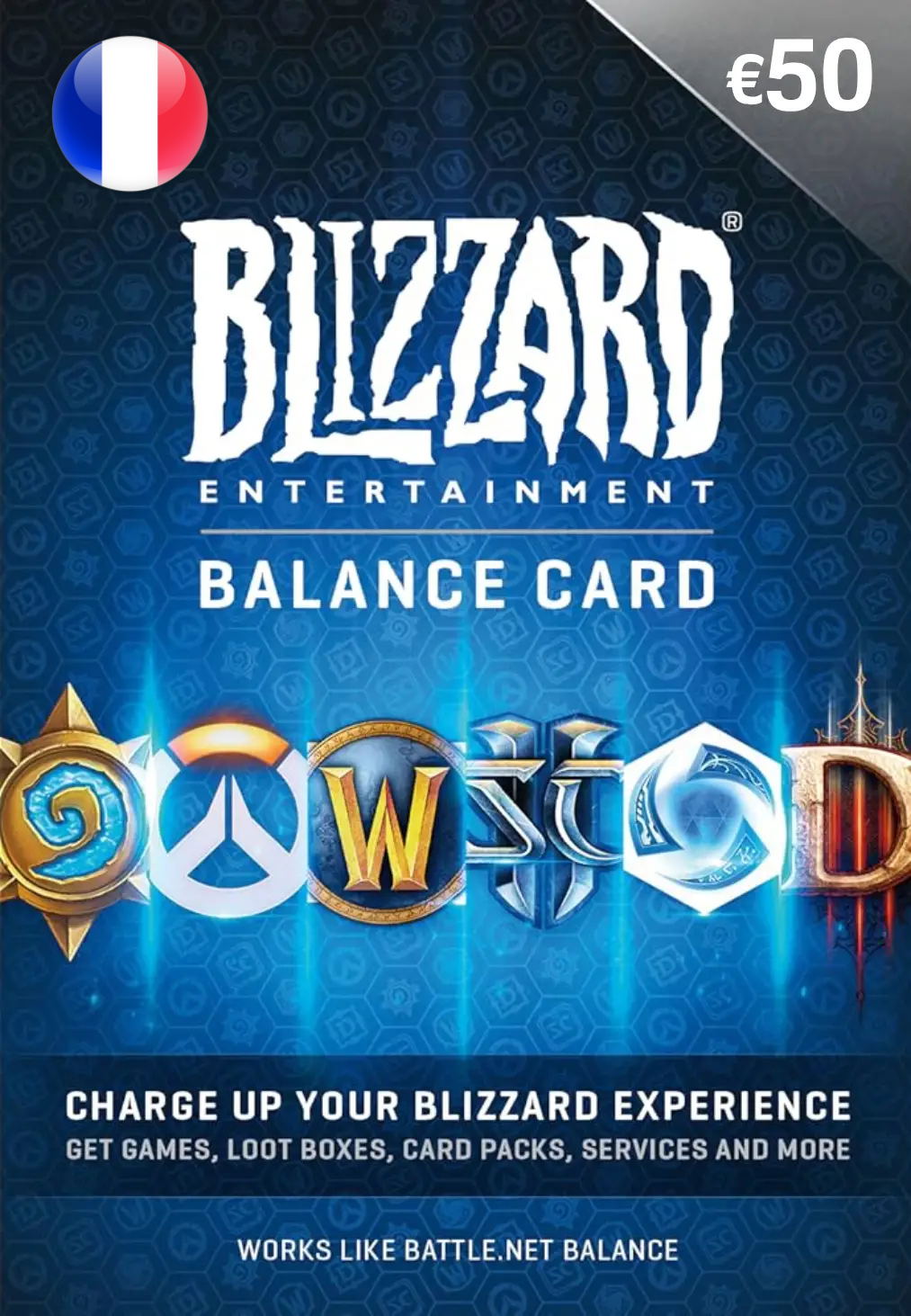 Blizzard Gift Card (EUR 50) | France Account digital — Import Game Deal