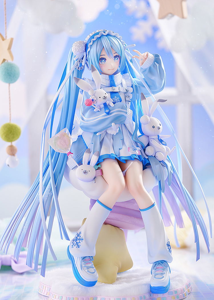 Character Vocal Series 01 Hatsune Miku 1/7 Scale Pre-Painted Figure: Snow Miku Yukiiro Pop Ver. image 8