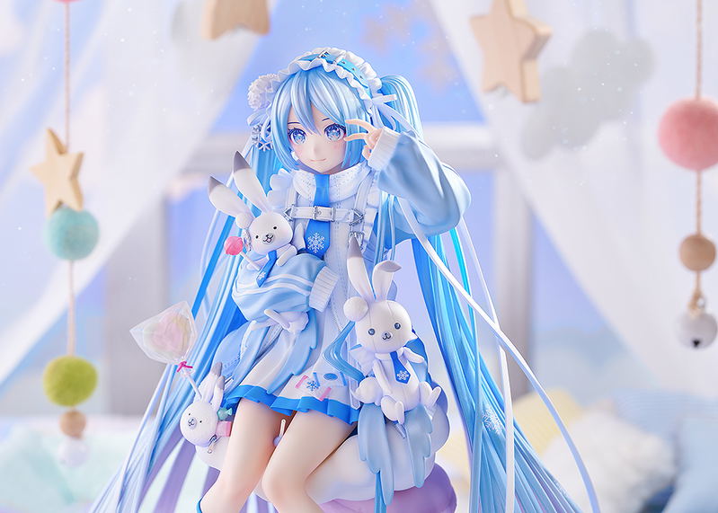 Character Vocal Series 01 Hatsune Miku 1/7 Scale Pre-Painted Figure: Snow Miku Yukiiro Pop Ver. image 9