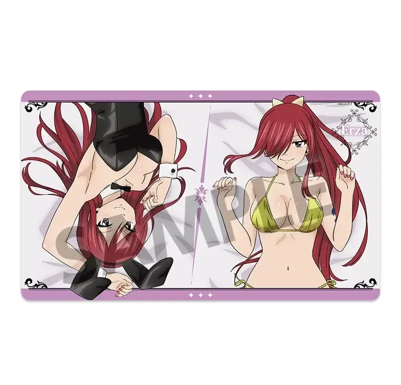 Fairy Tail 100 Years Quest Original Illustration Rubber Mat Erza Scarlet — Import Game Deal