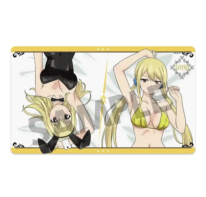 Fairy Tail 100 Years Quest Original Illustration Rubber Mat Lucy Heartfilia — Import Game Deal