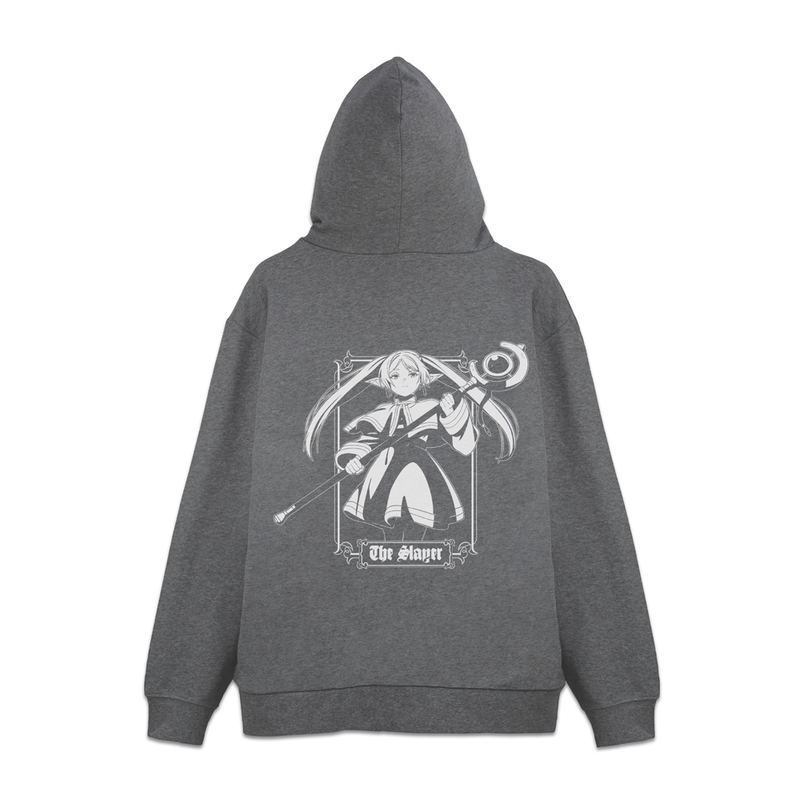 Frieren: Beyond Journey's End - Frieren Zip Hoodie Ver.2.0 (Mix Gray | Size XXL) image 1