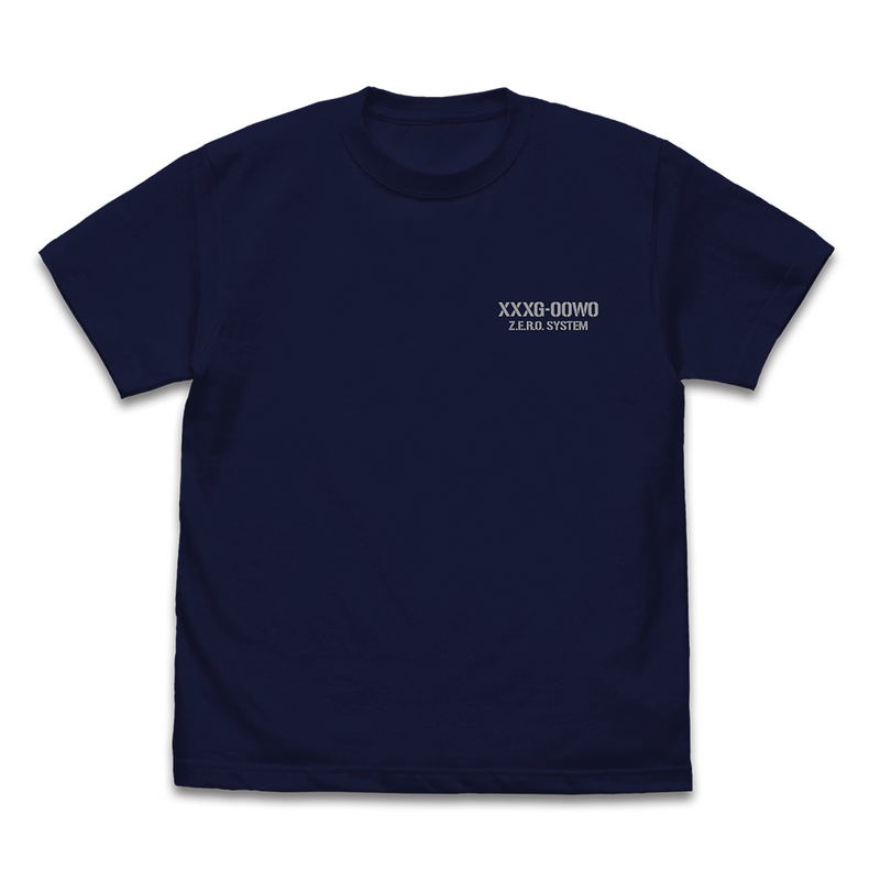 Mobile Suit Gundam Wing - Wing Gundam Zero (EW) T-shirt (Navy | Size L) image 1