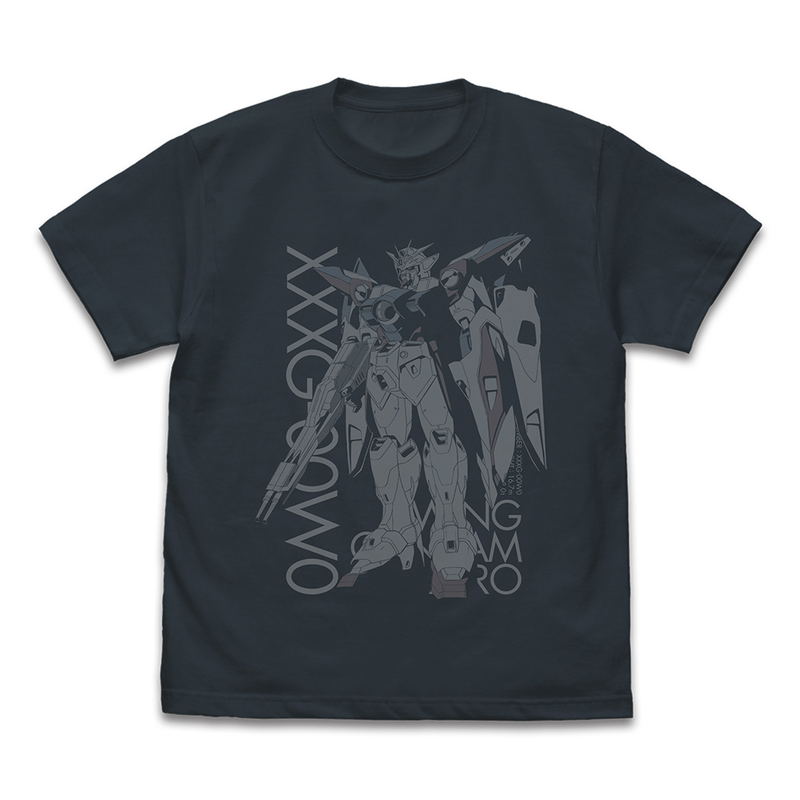 Mobile Suit Gundam Wing - XXXG-00W0 Wing Gundam Zero T-shirt (Slate | Size S) image 1