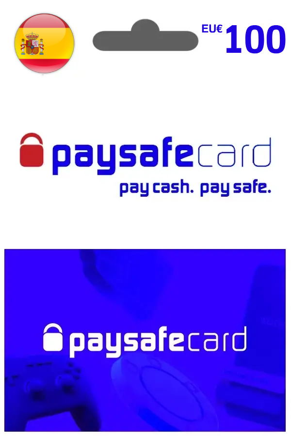 PaysafeCard 100 EUR | Spain Account Only <span class="ext ext_digital">digital</span> image 1