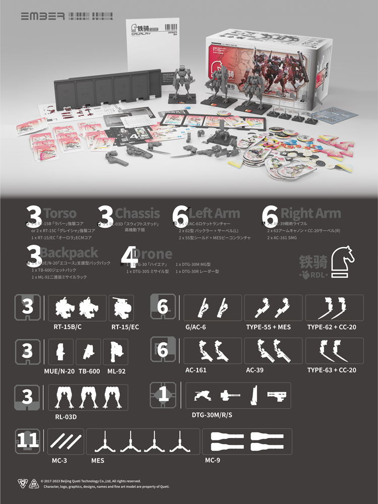 Ember:Obsidian Protocol RDL Cavalry Expansion Pack Plastic Model Kit image 12