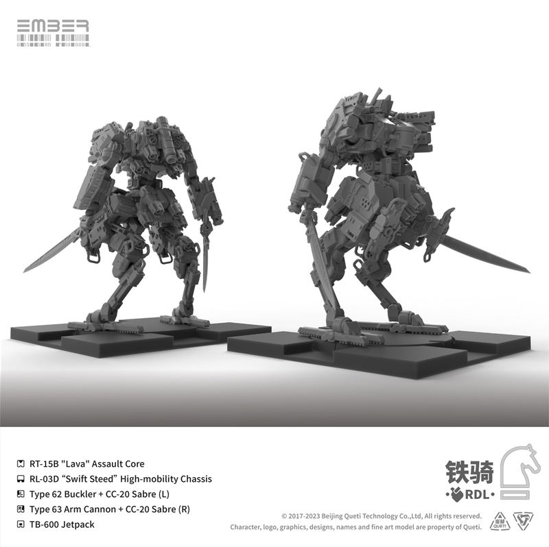 Ember:Obsidian Protocol RDL Cavalry Expansion Pack Plastic Model Kit image 5