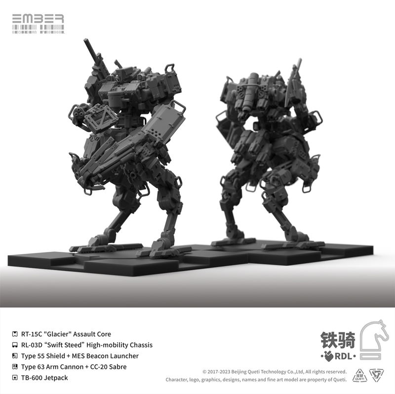 Ember:Obsidian Protocol RDL Cavalry Expansion Pack Plastic Model Kit image 7