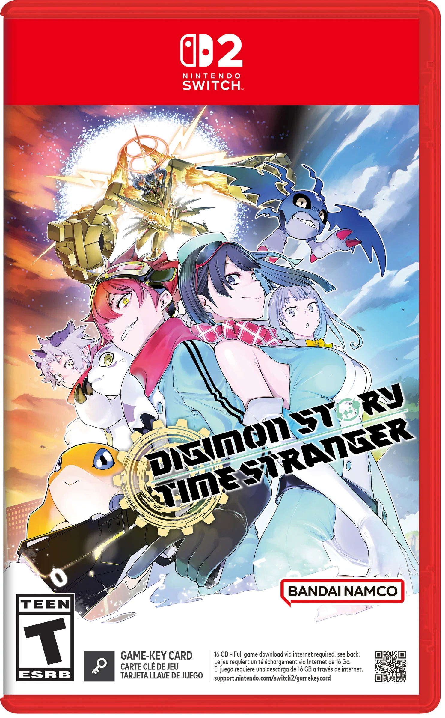 Digimon Story: Time Stranger Game Key Cart for Nintendo Switch 2