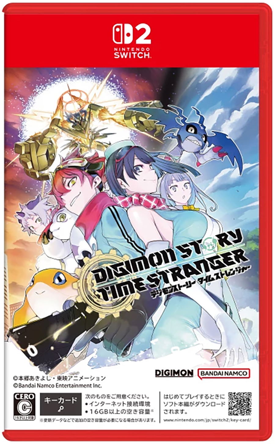 Digimon Story: Time Stranger (Multi-Language) Game Key Cart for Nintendo Switch 2